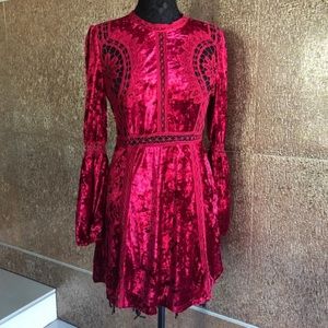Red Velvet Mango Dress
